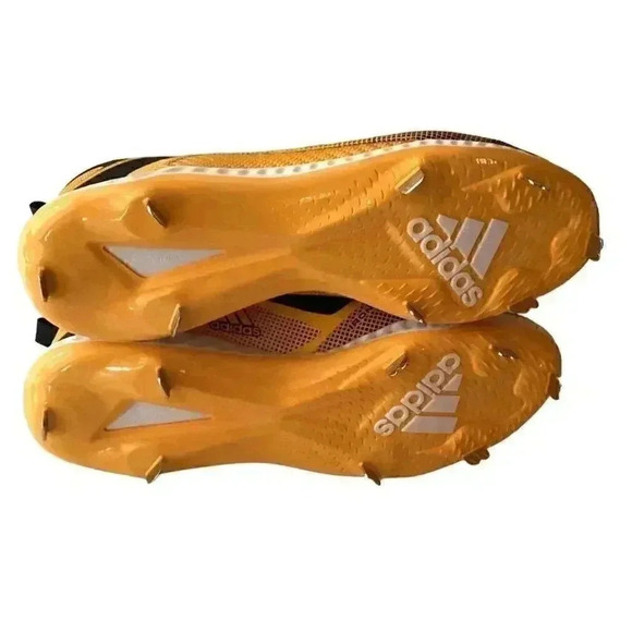 Adidas Baseball Cleats Shoes Mens 15 D Black Yellow Icon 6 Bounce Pirates NEW Adidas Baseball Cleats Shoes Mens 15 D Black Yellow Icon 6  main image 3